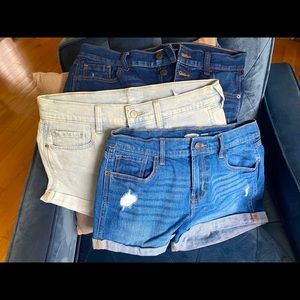 Size 6 shorts - three pairs